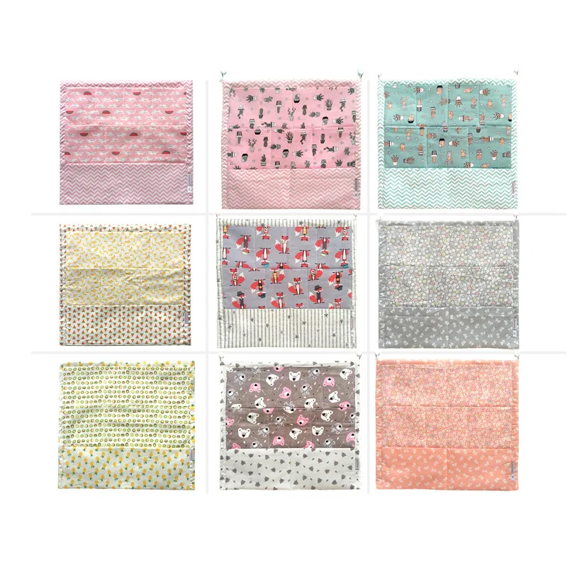 Муслиновая подвесная сумка для детской кроватки органайзер из хлопка карман