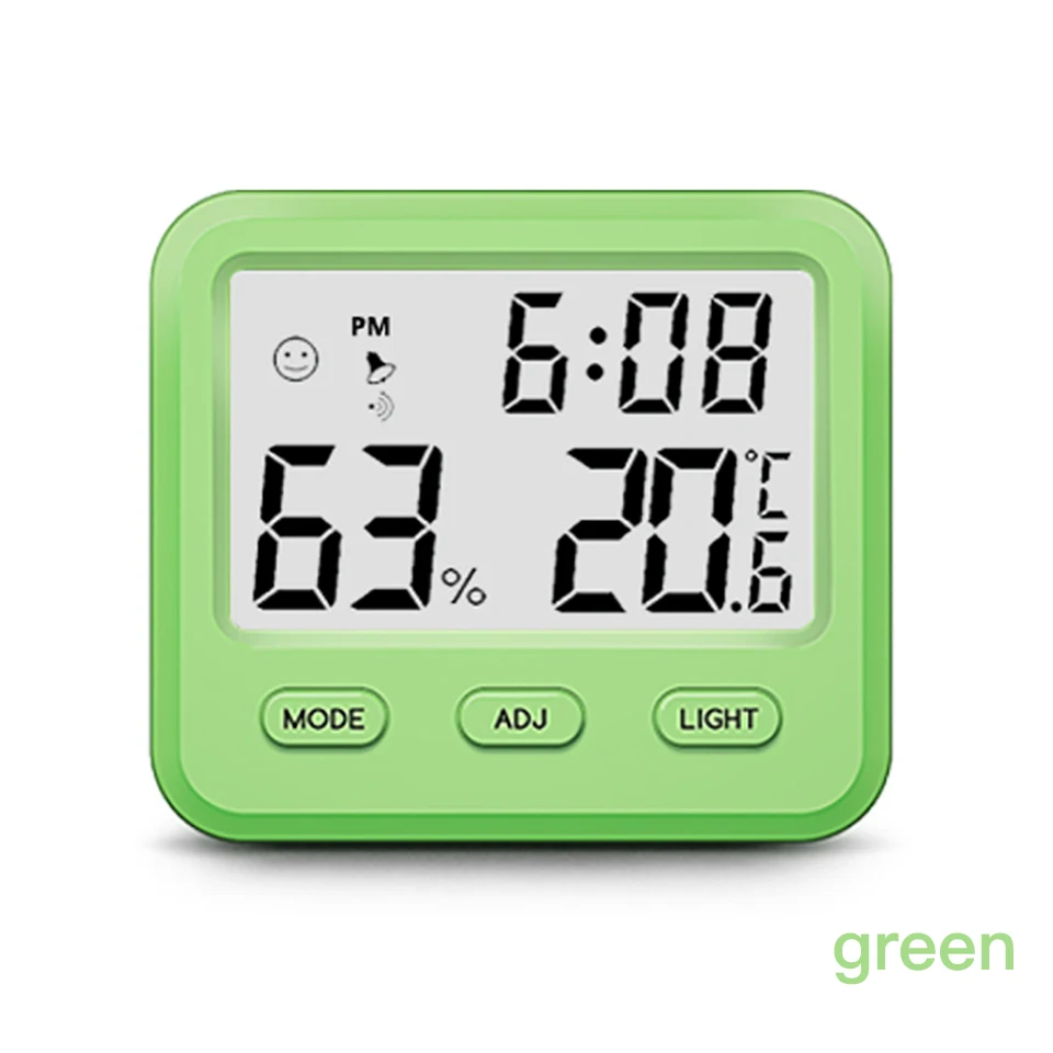 Светодиодный зеркальный будильник часы Сенсорный экран цифровые звуки