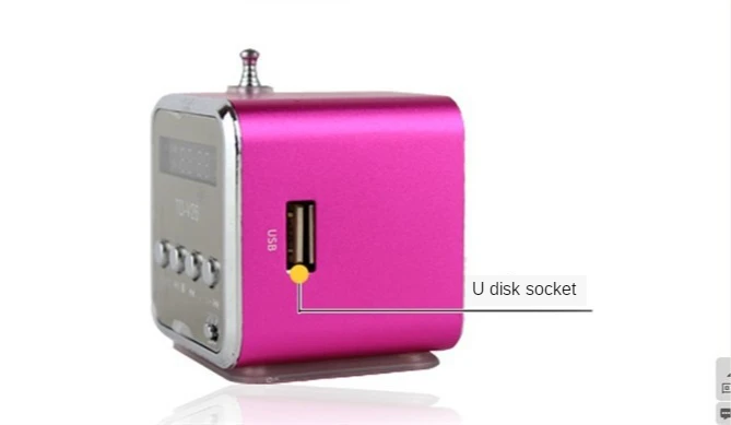 

TD-V26 card speaker portable mini speaker mp3 audio bass radio