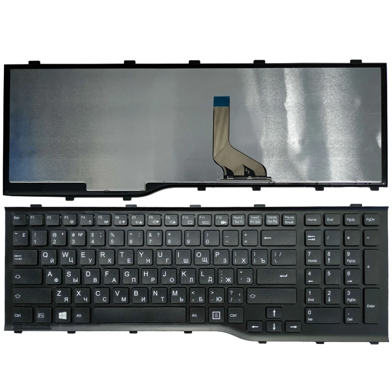 Новая русская клавиатура для ноутбука Fujitsu Lifebook AH532 A532 N532, цвет черный fujitsu lifebook u939 lkn u9390m0017ru черный