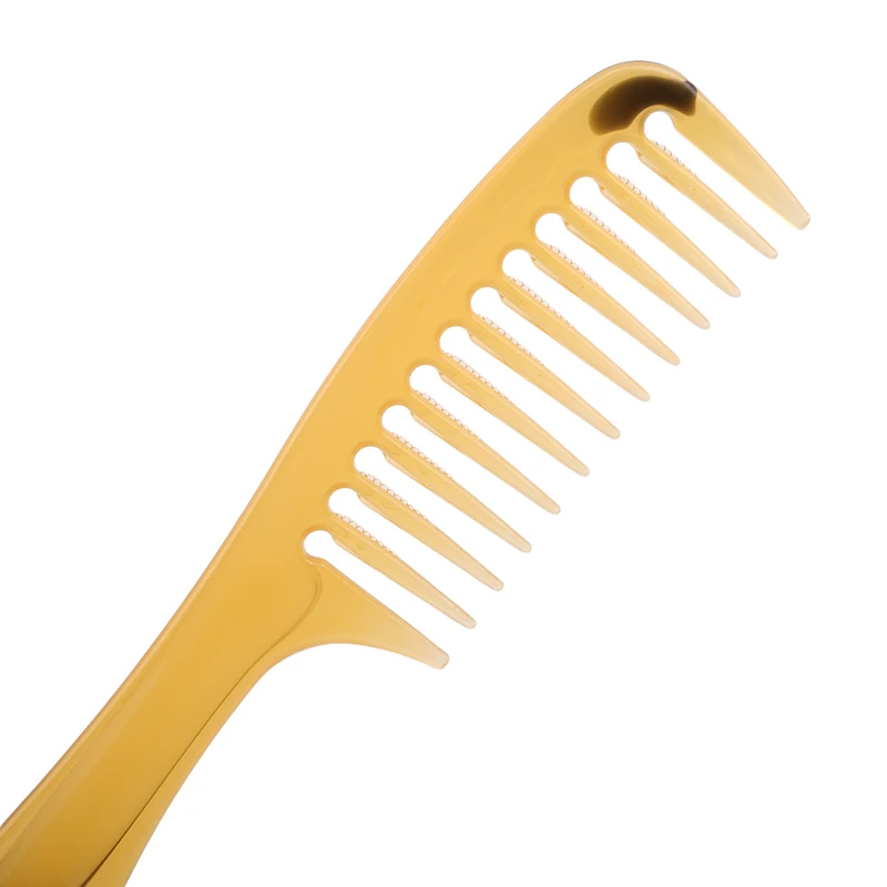 1 шт. желтая профессиональная расческа для волос без статического ухода за