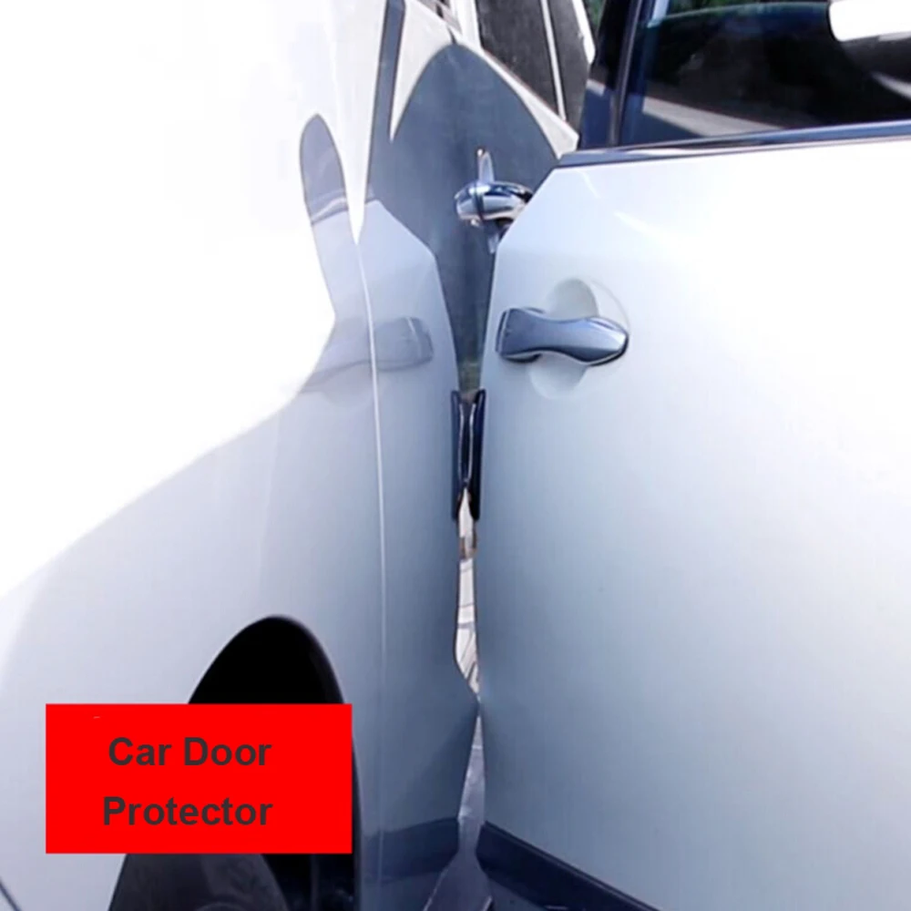 4 шт. Универсальный Автомобильный протектор двери мягкий Авто край Угол против