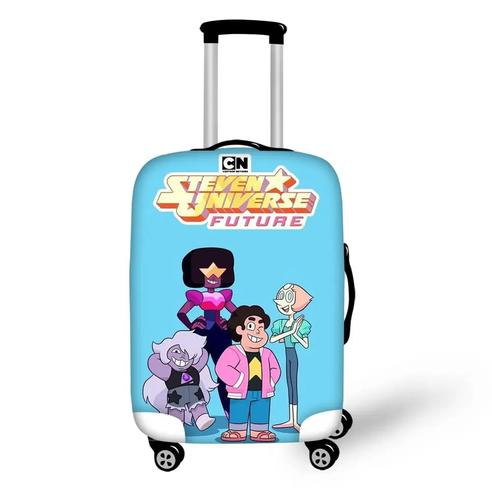 HALYUNASC Travel Luggage Cover Steven Universe Pattern Suitcase Cover Cartoon Design Elastic Dust-proof & Water-proof Protector