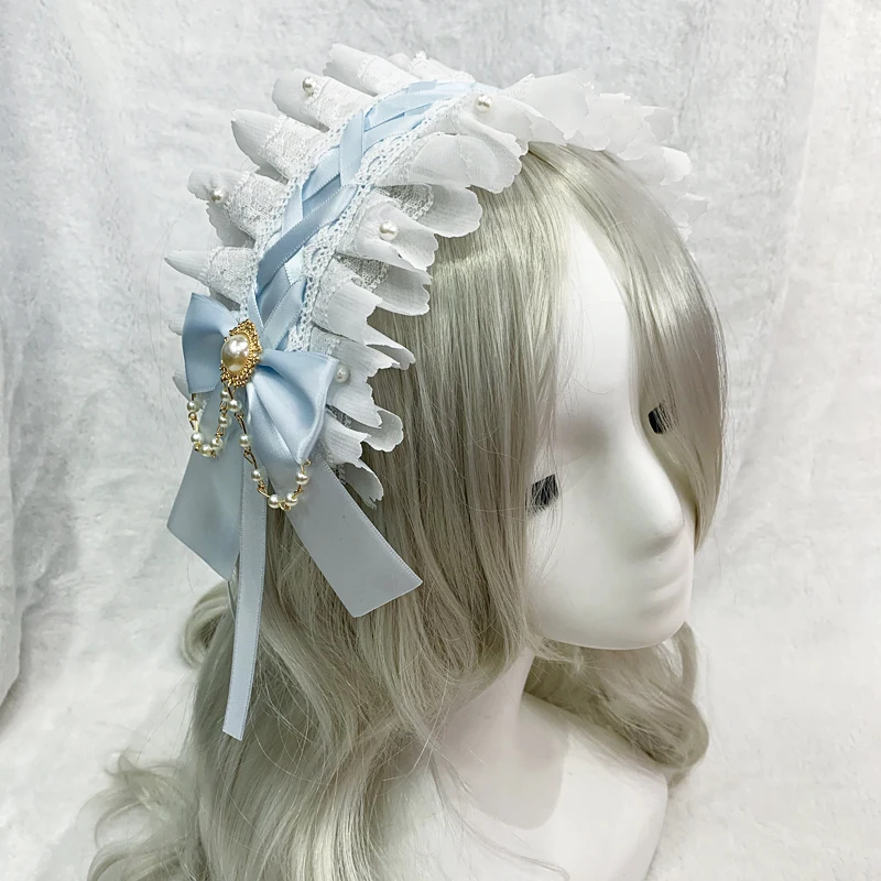 

Японская Лолита украшение мягкая девочка Универсальный бант KC головной убор повязка для волос аксессуары для волос