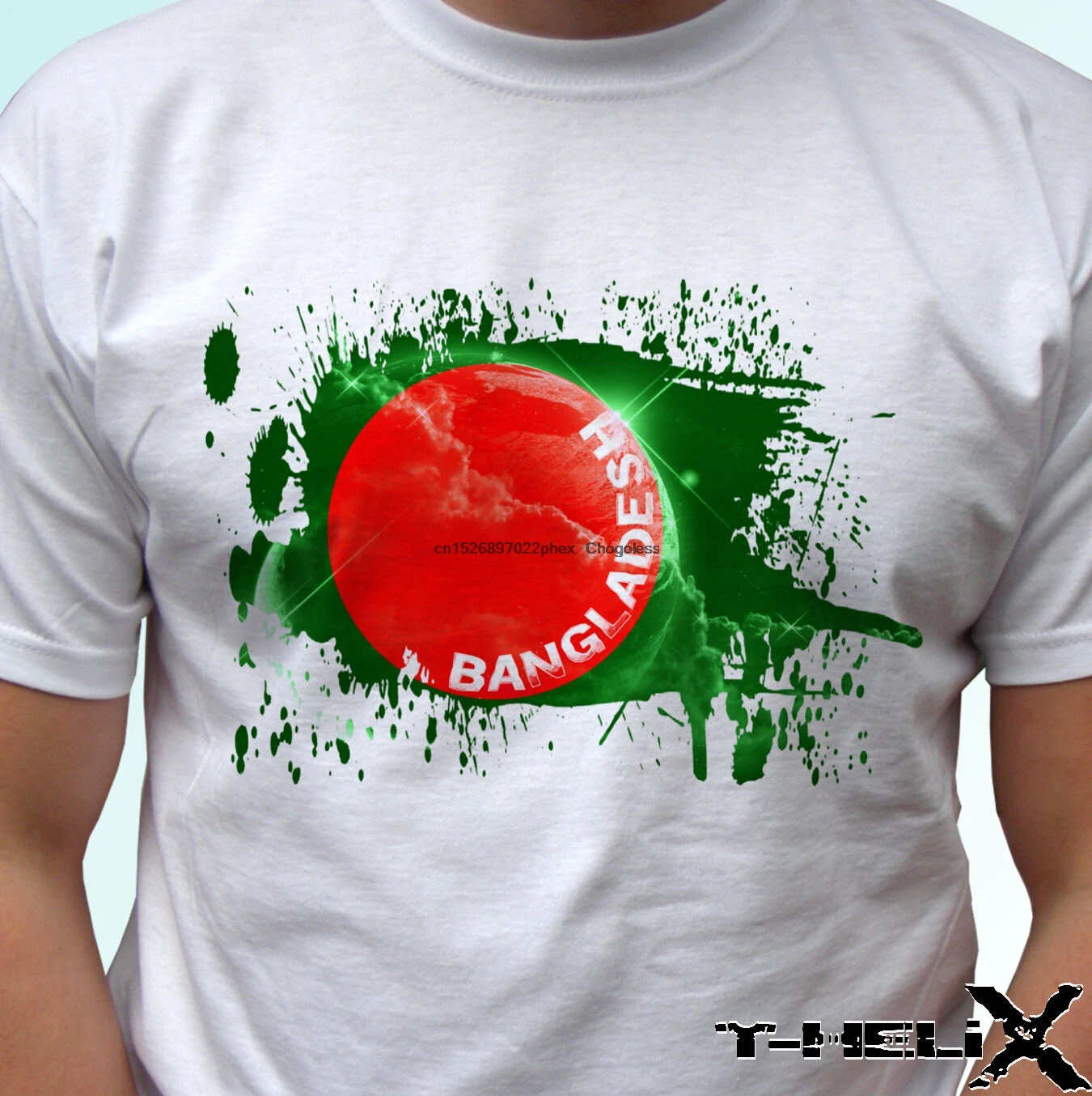 Флаг Бангладеш белая футболка топ дизайн мужские женские детские