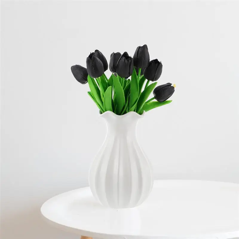 Искусственные тюльпаны 10 шт. настольные украшения черные украшение для дома | Дом