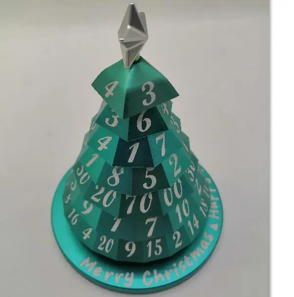 2019 новый продукт игральные кости DND набор Рождественская елка алюминиевые наборы