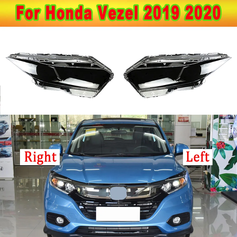 

Auto Headlamp Lampshade Lampcover Head Lamp Light Covers Glass Lens Shell For Honda Vezel 2019 2020 Car Front Headlight Cover