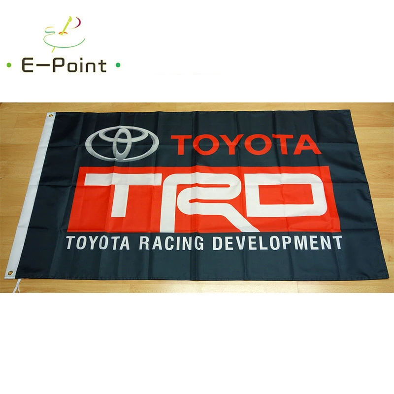 

Flag Toyota TRD Black 2ft*3ft (60*90cm) 3ft*5ft (90*150cm) Size Christmas Decorations for Home Flag Banner Gifts