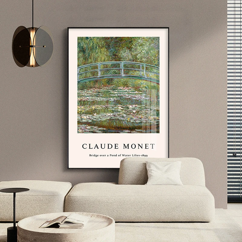 Картина на холсте масляный пейзаж настенный постер с природой украшение для