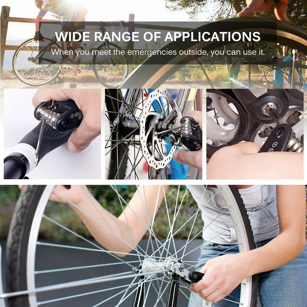 

15 in 1 Multifunction Bicycle Repair Tools Kit Hex Spoke Cycling Screwdriver Tool portable MTB Mountain Cycling Bike Repair Tool