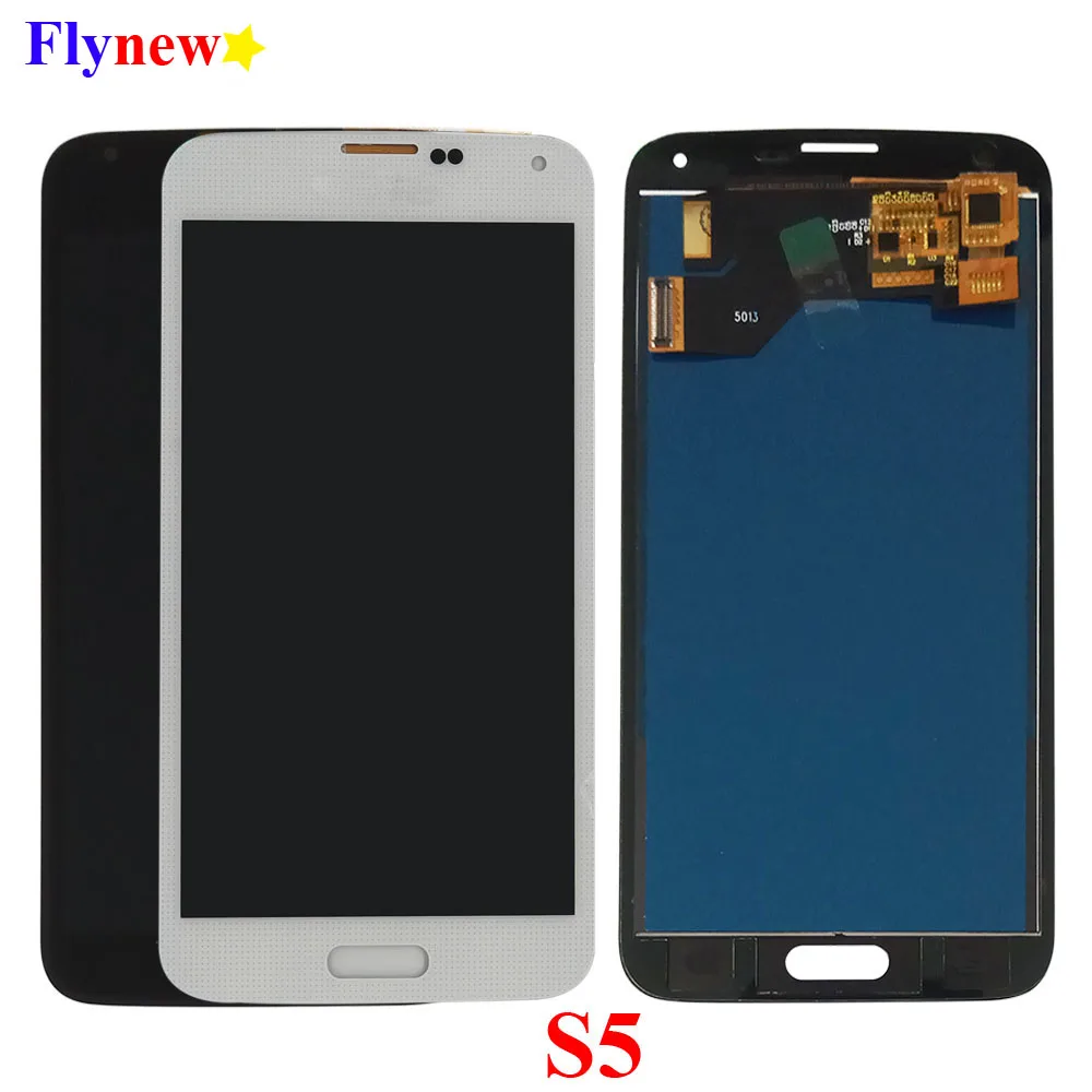 ЖК экран для Samsung S5 I9600 дисплей сенсорная панель дигитайзер в сборе запасные части