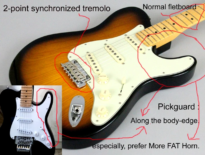 Пользовательская электрическая гитара в Sunburst | Спорт и развлечения