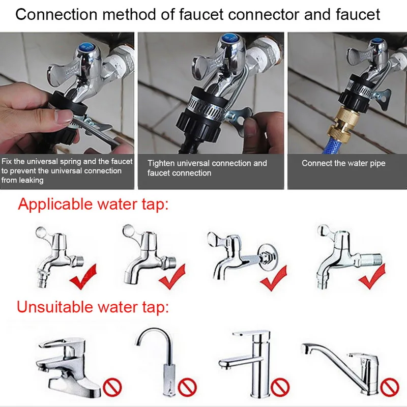 Новый универсальный соединитель для водопроводного крана садовый кран шланг