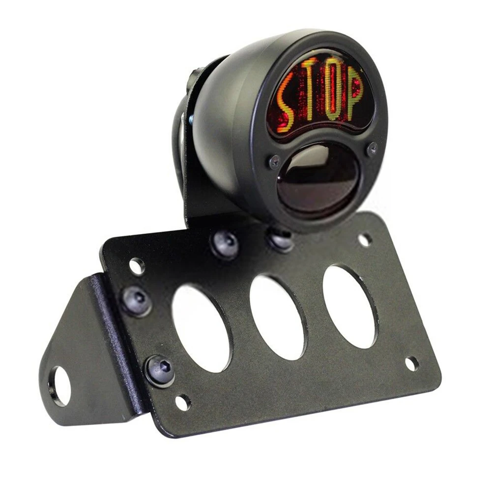 Задний фонарь мотоцикла стоп Боковое крепление стоп-сигнал Duolamp задний номерной