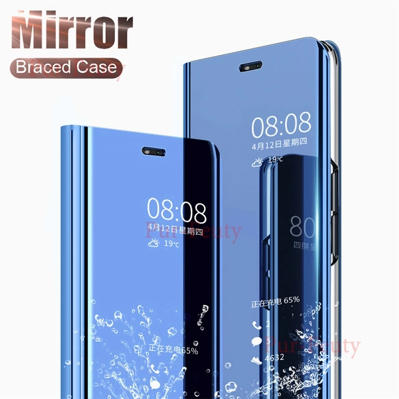 Чехол для Honor 10 Lite HRY-LX1 L21 кожаный зеркальный флип-стенд для huawei Honor 10i 8x8 s 8a 8c Чехлы для смартфонов на Hono 8 X A S