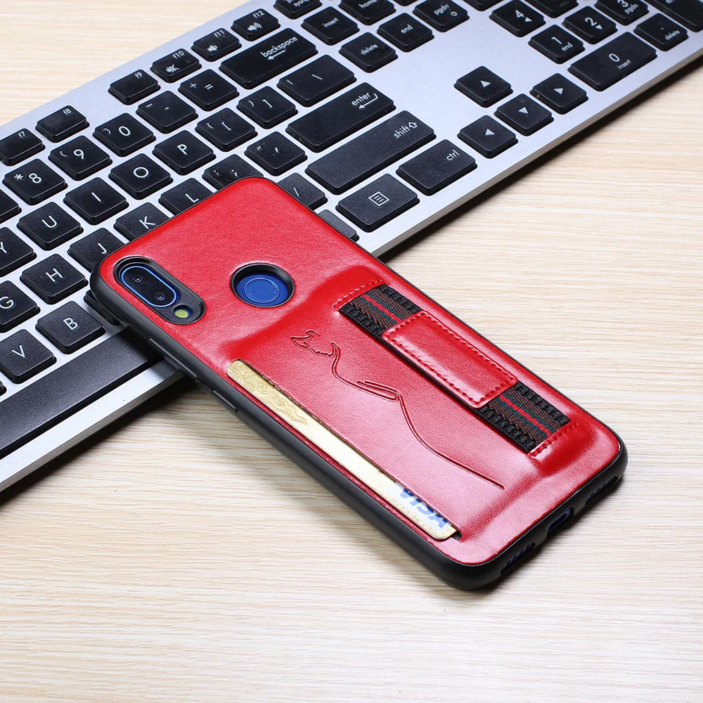 Кожаный чехол-портмоне с отделением для карт ремешком чехол для Xiaomi mi 9T Pro Red mi 7 7A Red mi Note 7 Pro роскошный мягкий ТПУ ремешок чехол для телефона, Capa