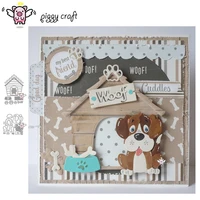 Piggy Craft metal cutting dies cut die mold Dog nest house decoration Scrapbook paper craft knife mould blade punch stencils die