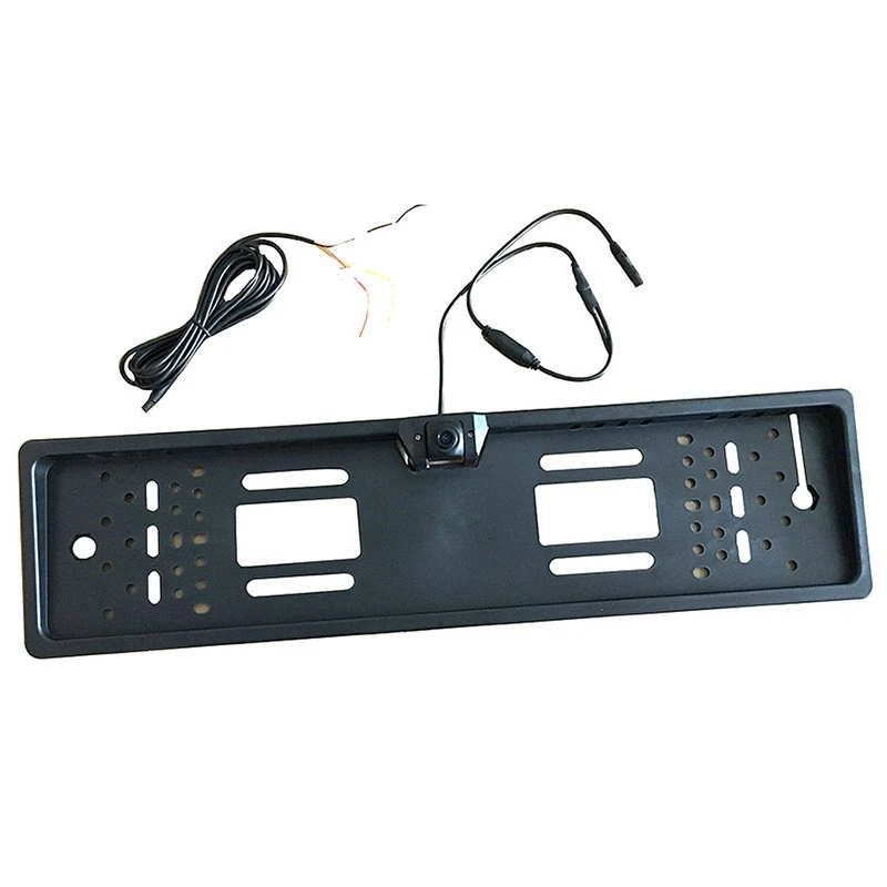 

Car License Plate Frame Rear View Reverse Backup Night Vision Reversing Auto Parking Hd Camera For Eu Car