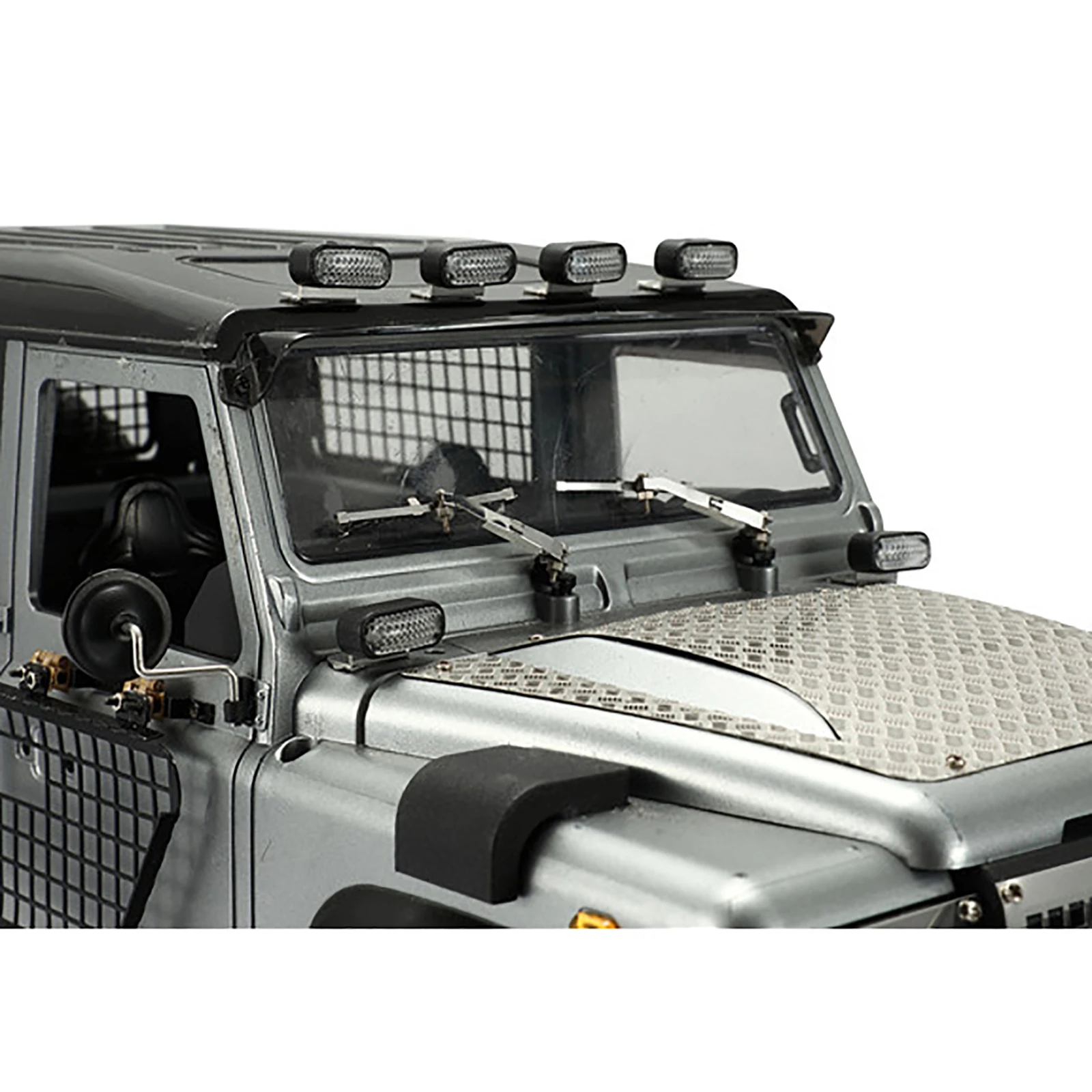 

Car Roof Small Square Lights Side Lights Kit Spare Parts for MN Land Rover Defender D110 D90 MN Benz G500 SCX24 Kits