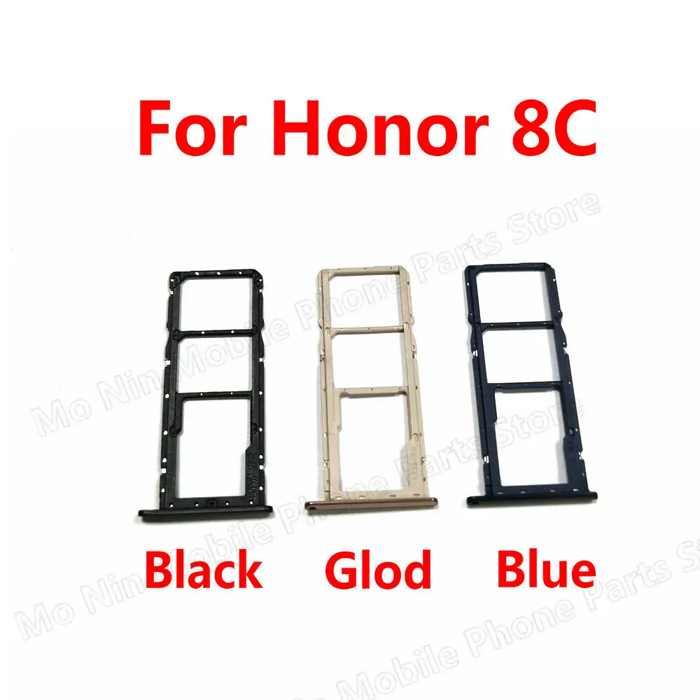 

New Original SIM Card Slot Tray Holder Adapter Replacement Parts For Huawei Honor 8C