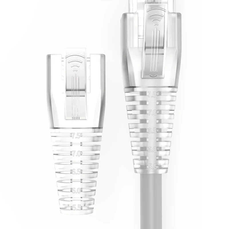Защитная крышка для сетевого соединителя CNCOB rj45 Cat7 Cat6a Cat6 Cat5, 100 шт., апертура 5,5-7,5 мм