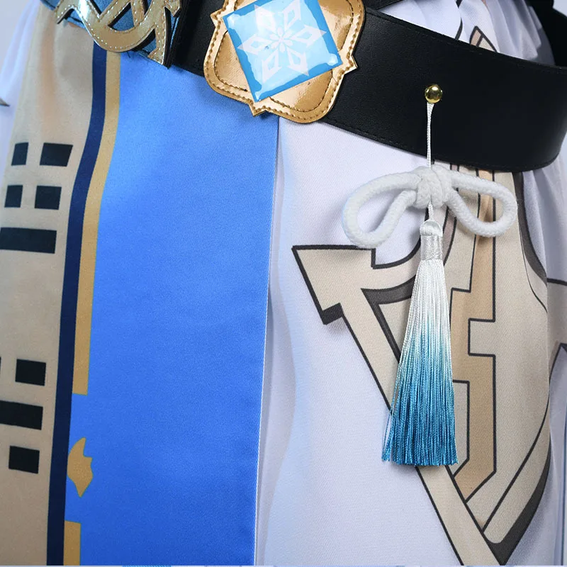 Online Genshin-Disfraz De Genshin Auswirkungen Chongyun Para Hombre, Traje De Cosplay Personalizado, Disfraz De Fiesta De Halloween, Novedad