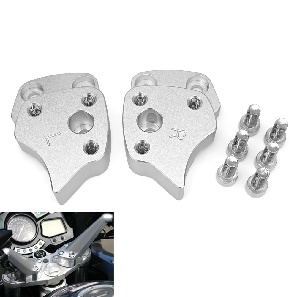 JAER 25 мм 1 дюймов руль стоячий зажим для Yamaha TTR 1300 2001-2005 аксессуары для мотоциклов ручка бар стояк Высота вверх адаптер
