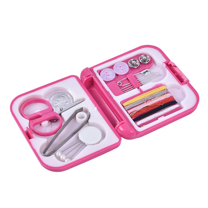 

Portable Travel Sewing Set Kits Needle Threads Scissor Home Sewing Accessories