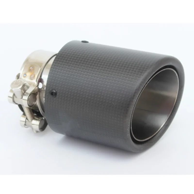 Наконечник глушителя выхлопной трубы из нержавеющей стали и углеродного