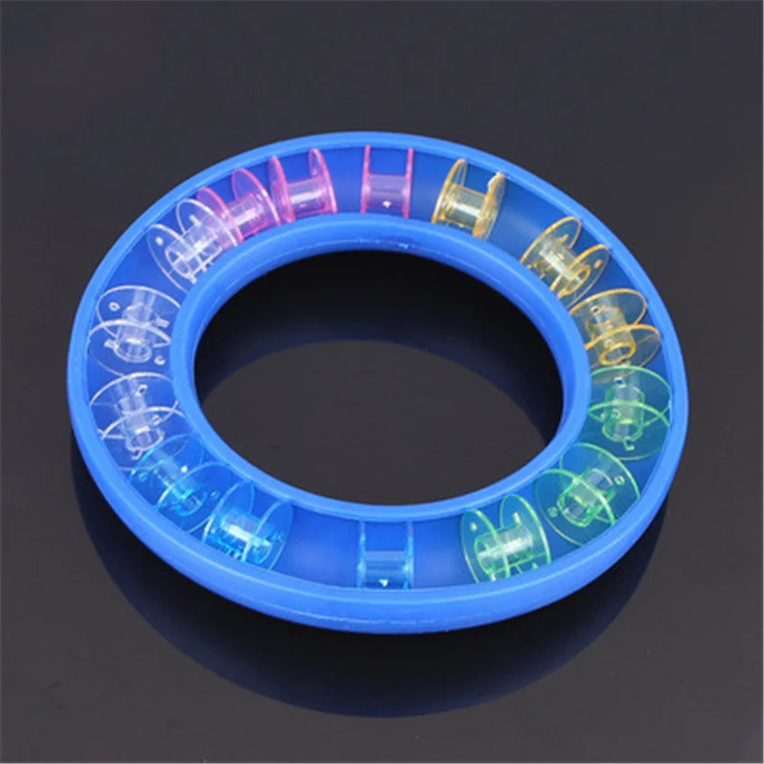 

Silicon Blue Sewing Bobbin Storage Ring Sewing Accessories Bobbin Ring for Needlework