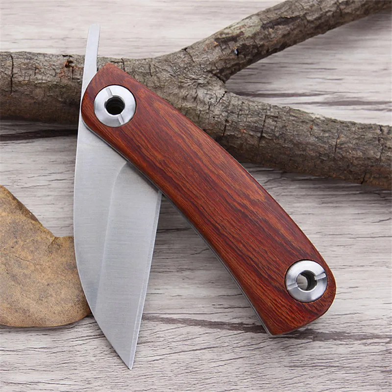 Сандаловое дерево D2 охотничий нож для выживания ничего не замок Джек Live с