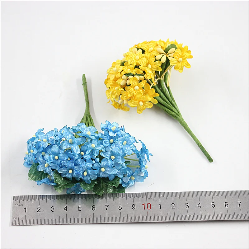 Новинка 144 шт. Изящные цветы сливы ручная имитация высокого качества аксессуары