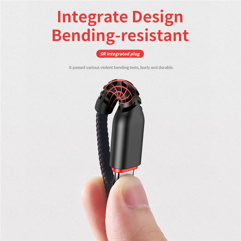 ROCK 6 в 1 usb-кабель для iPhone X XR 8 Lighting type C Micro кабель для samsung S9 S8 Высокопрочный металлический плетеный кабель для быстрой зарядки