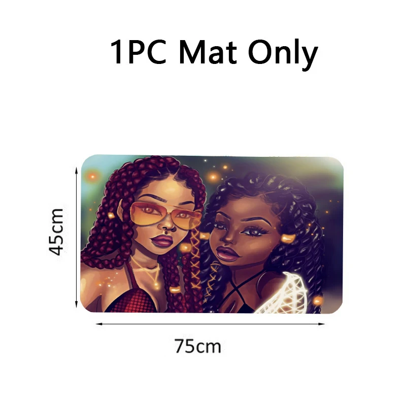 Занавески для ванной в Африканском и американском стиле мужчин женщин комплект