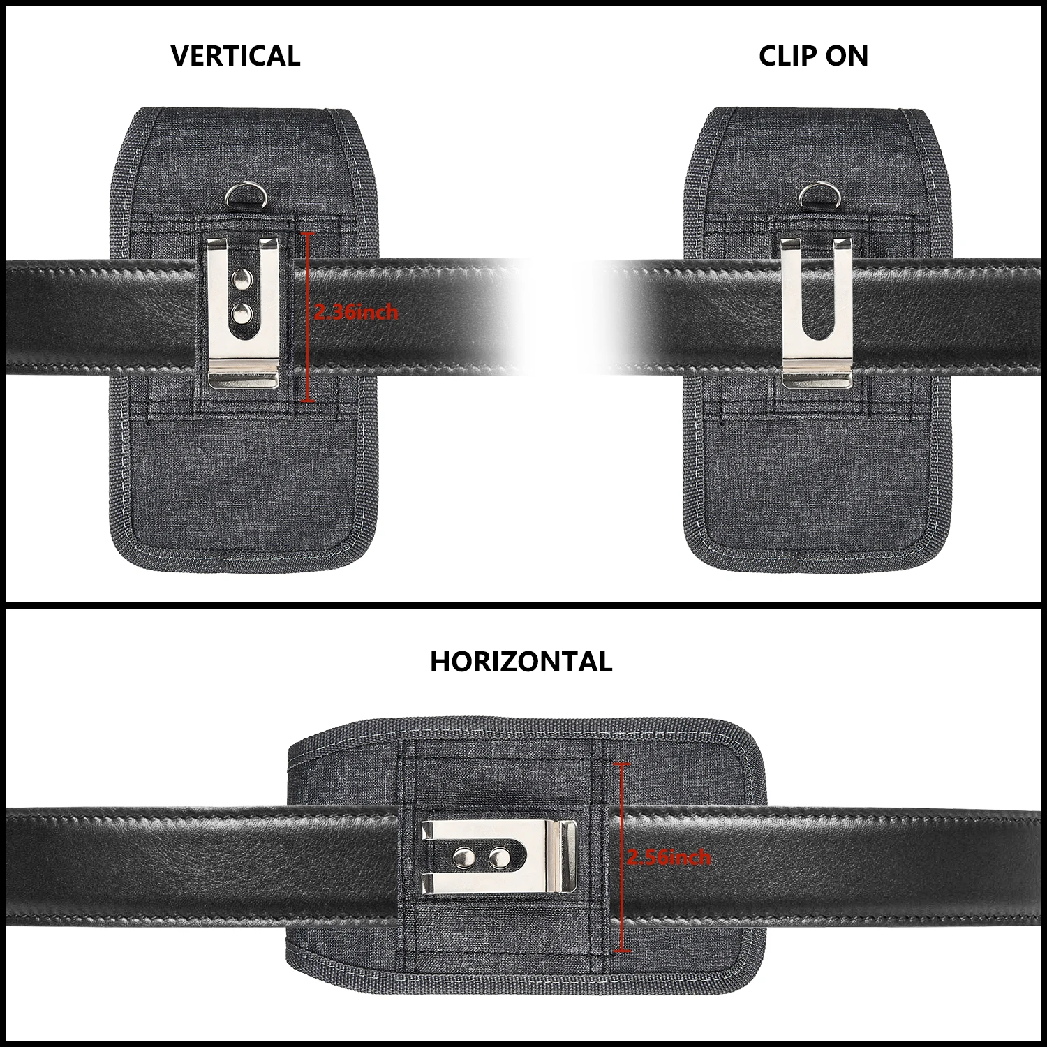 Классический чехол для телефона поясная сумка в уличном стиле кобура с зажимом