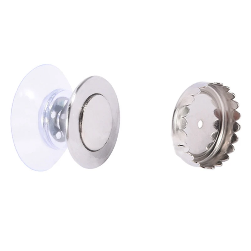 

Y4QC Creative Magnetic Soap Holders Stainless Steel Soap Dish Wall Mounted Suction Cup Soap Holder No Trace Easy to Install