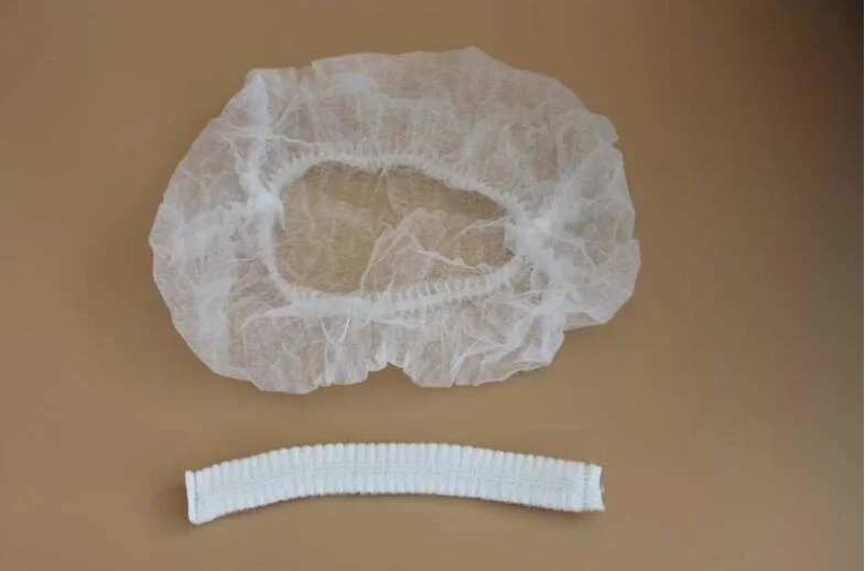 

100pcs Disposable Nurse Bouffant Caps Hairnets White Non-woven Round Hat Dust Cap household cleaning Hair protect Hat caps sale