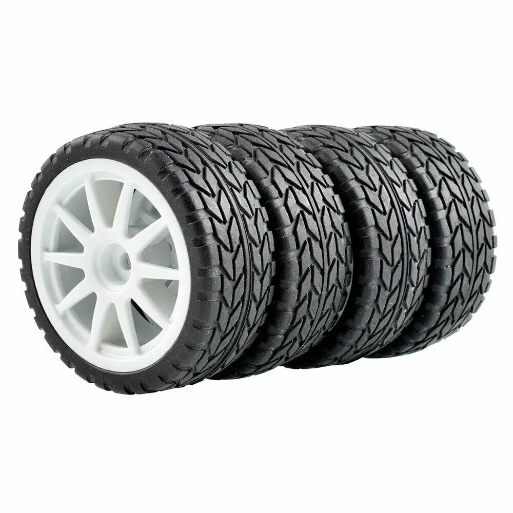 RC 910 6017 резиновые шины и пластиковые колеса 4 шт для HSP HPI 1:10 на дороге