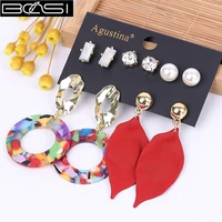 bosi women set earrings set fashion jewelry drop earrings bohemian long stud earrings simple earring boho girls wholesale punk
