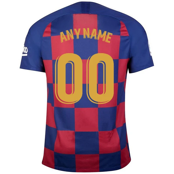 / Messi Camiseta, модная мужская одежда, футболка Griezmann, S-2XL, Barcaed de Jong Home, топы с длинными рукавами, Джерси - Цвет: 1920 Home LS 17