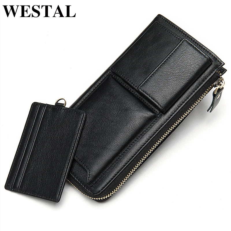 Мужской кошелек WESTAL кошелек/клатч мужской из натуральной кожи кожаный для мужчин