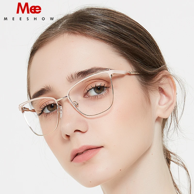 Meeshow 2021 новый бренд дизайн очки солнцезащитные "кошачий глаз" Для женщин