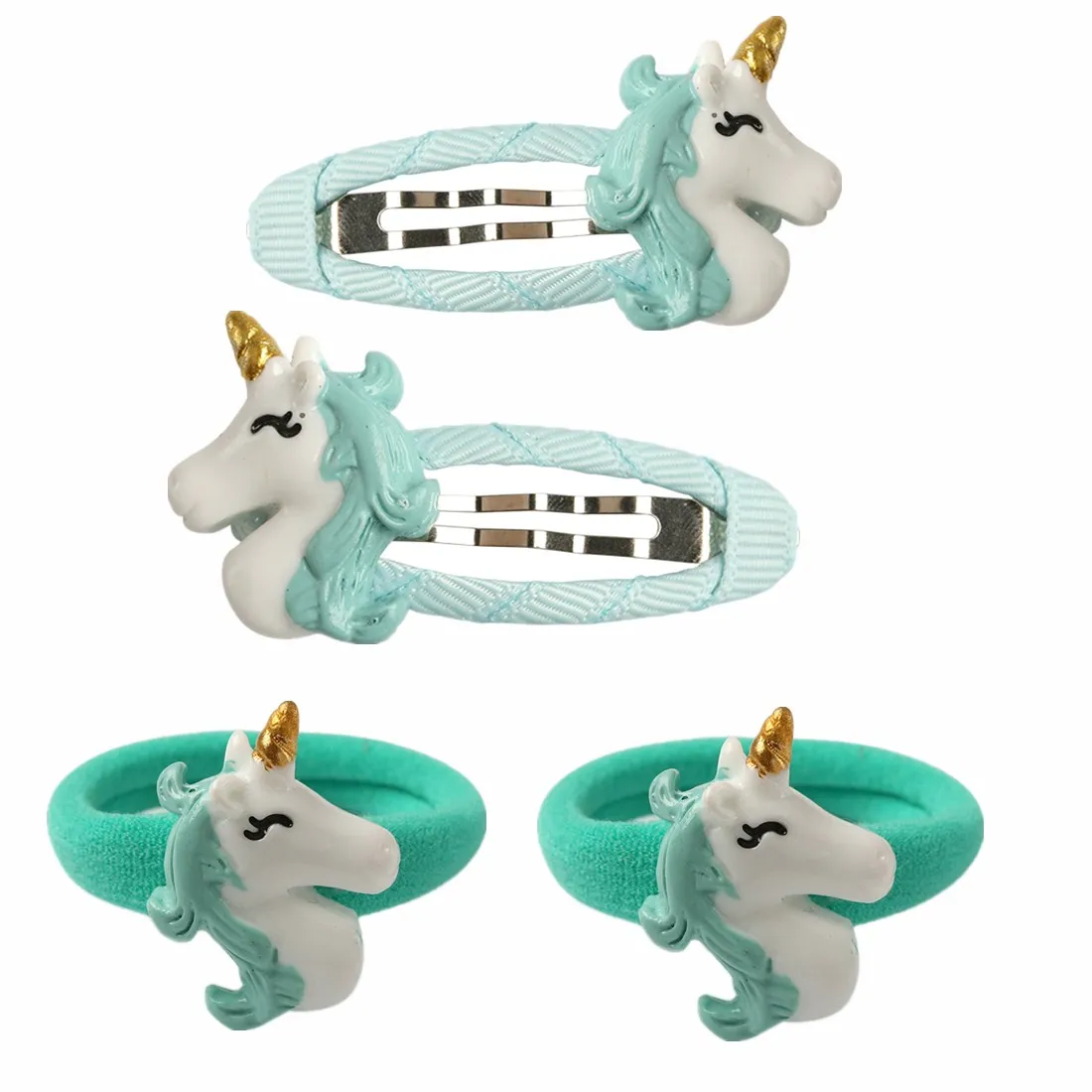 4 шт./лот детские заколки для волос в виде мультяшных фламинго совы аксессуары