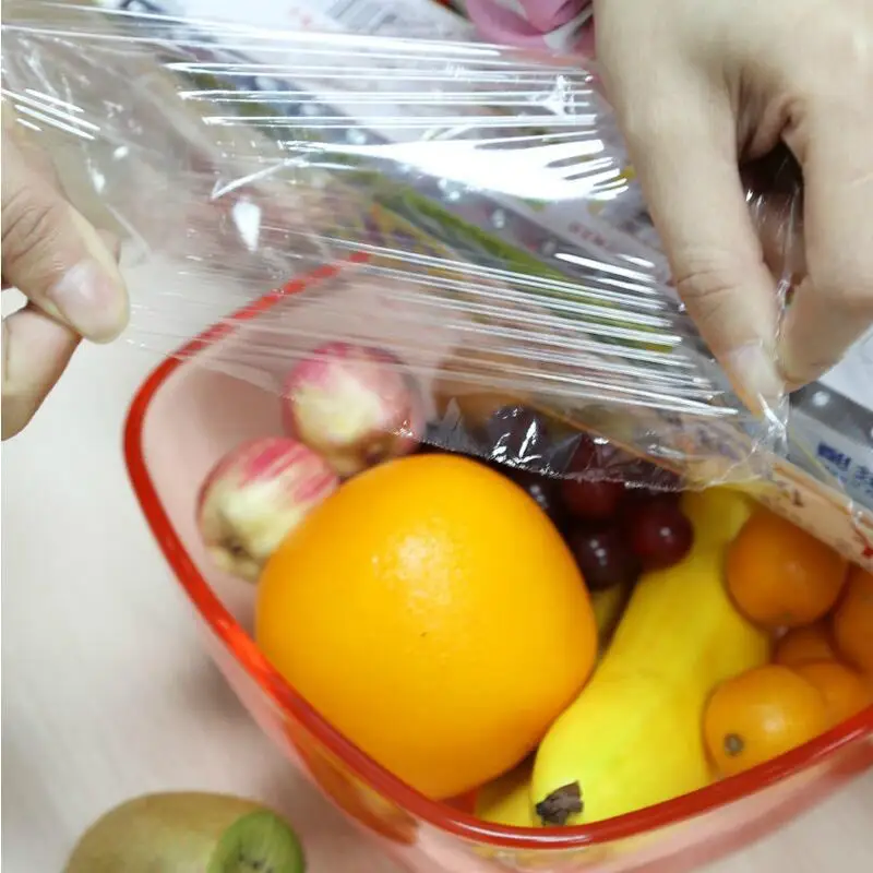 30 смШирина прозрачная пластиковая упаковка пищевая пленка для кухни супермаркет