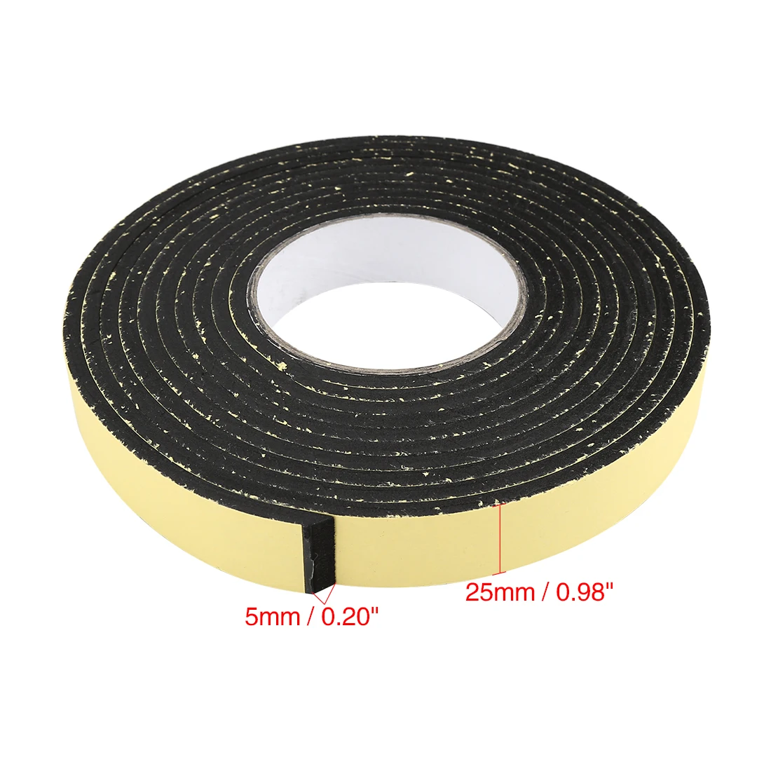 Уплотнительная лента для автомобиля X Autohaux 4 5 м изоляция пены односторонняя