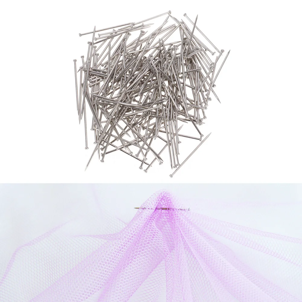 

2000 Pieces Head Fine Satin Pin Dressmaker Straight Offices for Jewelry Making Sewing and Craft