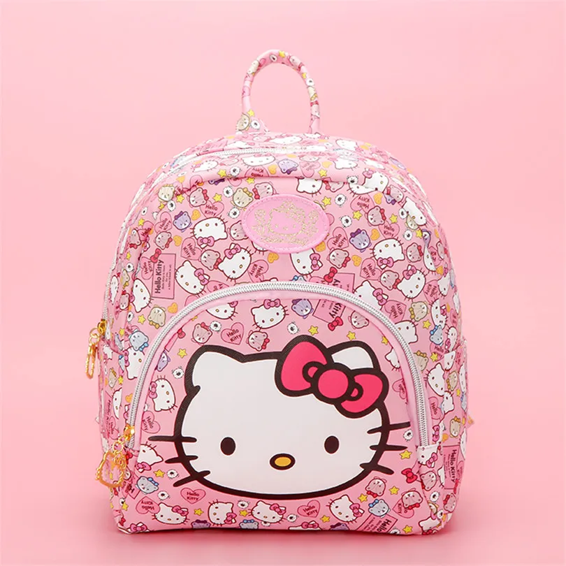 Популярный детский мини рюкзак HELLO KITTY женская сумка для отпуска из искусственной