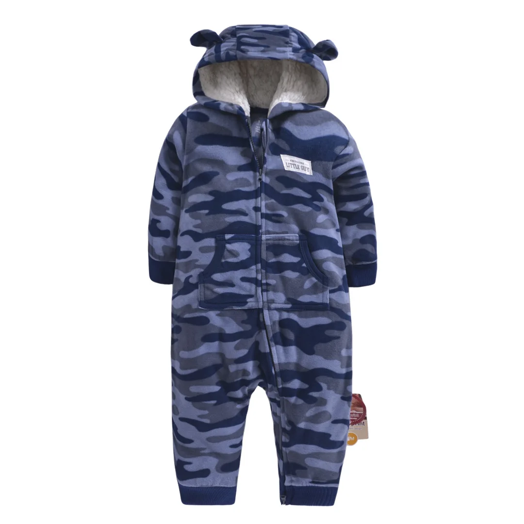 Весенние детские комбинезоны для мальчиков одежда новорожденных ворсистые