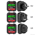 Тестер для розеток HT107, измеритель напряжения, штепсельная вилка ЕвропейскогоБританскогоамериканского стандарта, с ЖК-дисплеем, A07 21